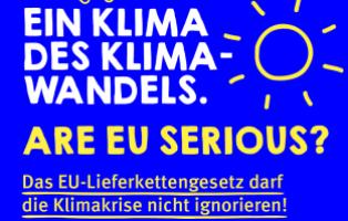 Für ein starkes EU Lieferkettengesetz Kampagne für ein EU Lieferkettengesetz